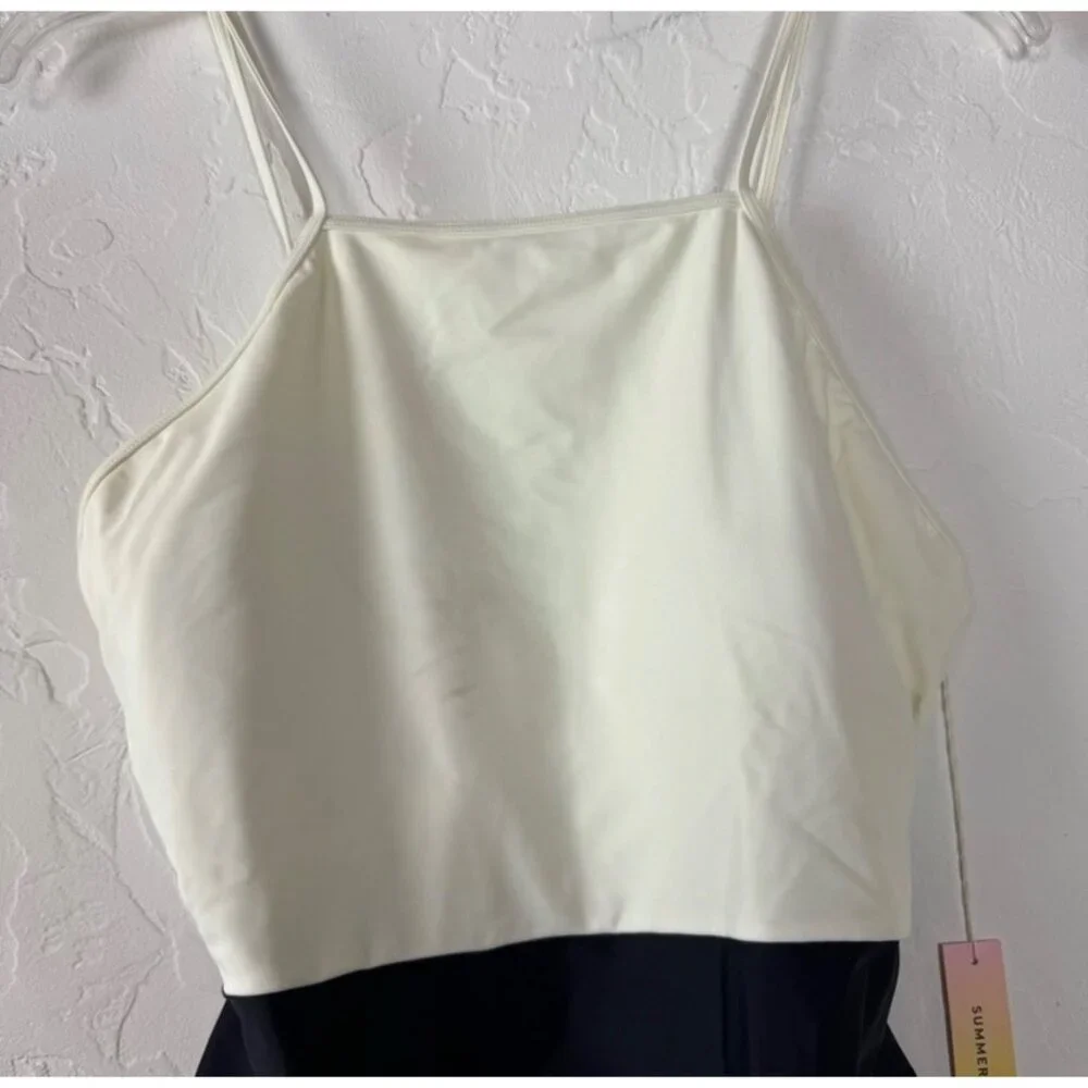 Summersalt Halter Black & White One-Piece, new with tags - Picture 3 of 10